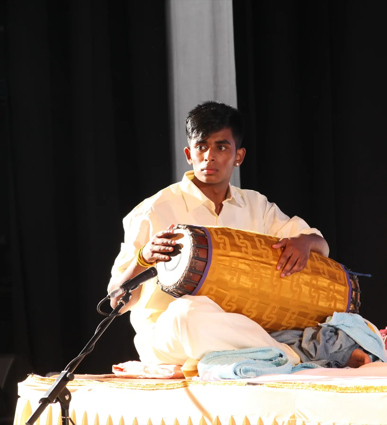 Arangetram mridangam performance